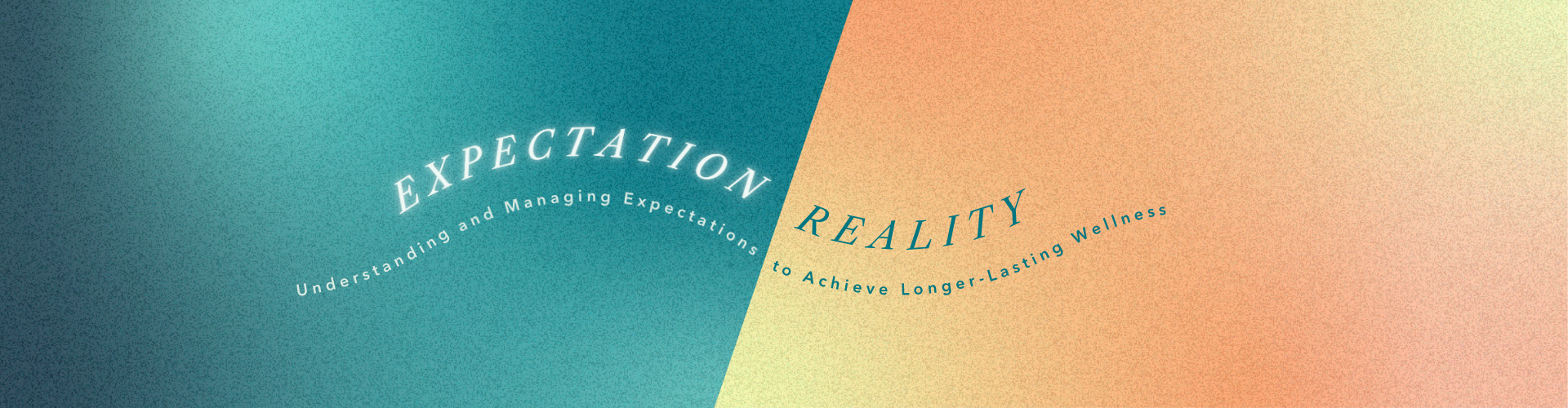 expectations vs reality banner