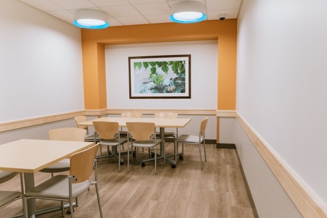 Dining area at Dallas treatment center