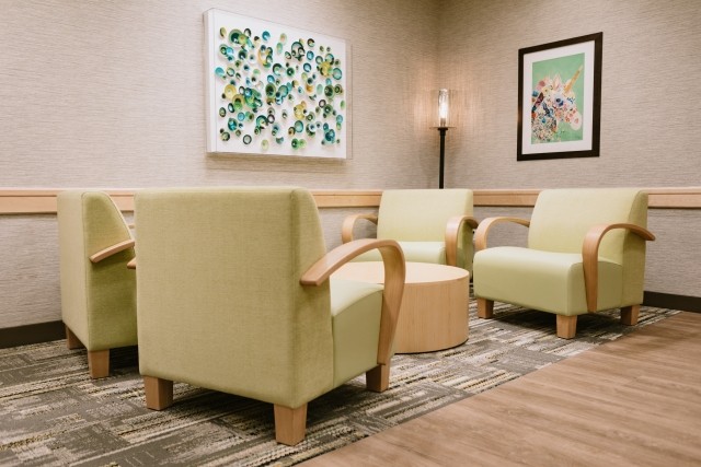 Seating area at Dallas treatment center